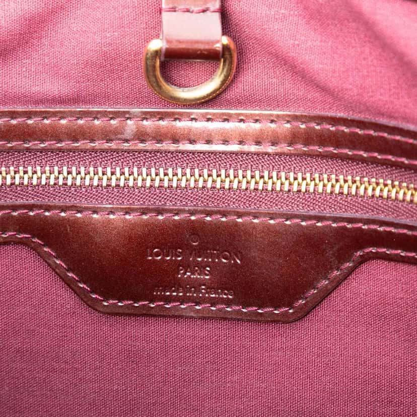 Louis Vuitton Monogram Vernis Wilshire MM Purple Leather Very good condition - Box View