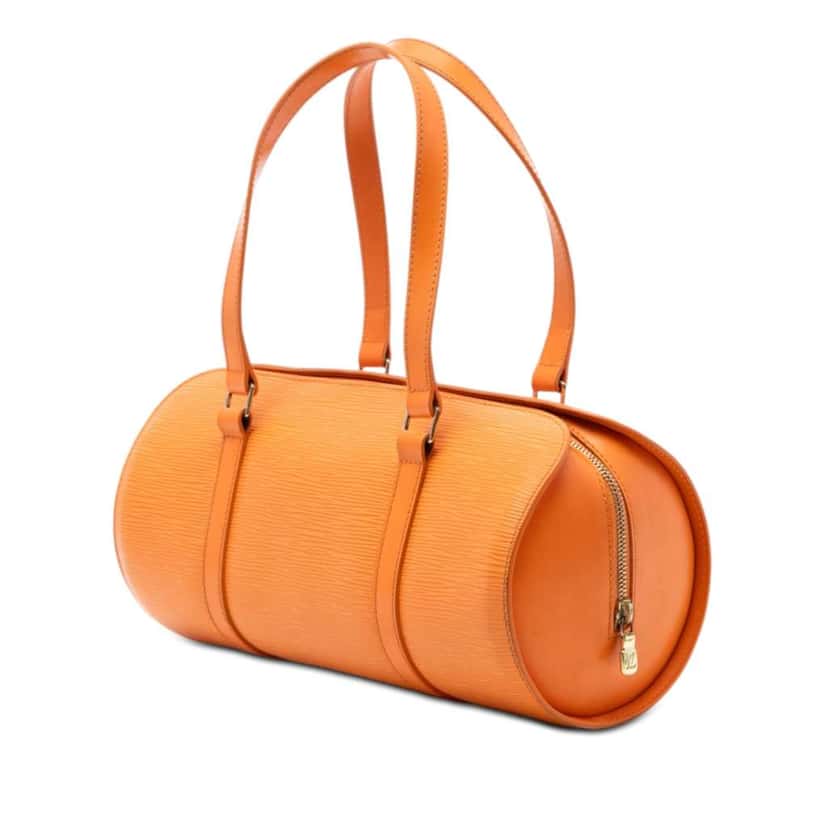 Louis Vuitton Epi Soufflot Orange Leather Very good condition - Back View