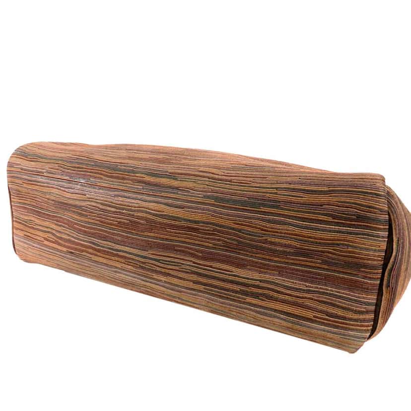 Hermès Vibrato and Vache Herbag PM Brown Leather Very good condition - Back View