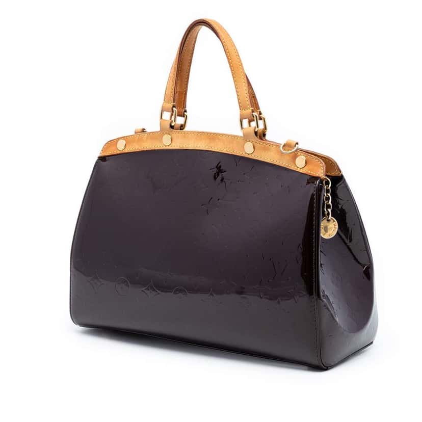 Louis Vuitton Monogram Vernis Brea MM Purple Leather Very good condition - Back View