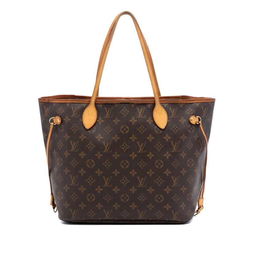 Louis Vuitton Monogram Neverfull MM Brown Very good condition - Front View