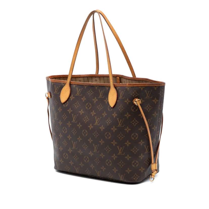 Louis Vuitton Monogram Neverfull MM Brown Very good condition - Back View
