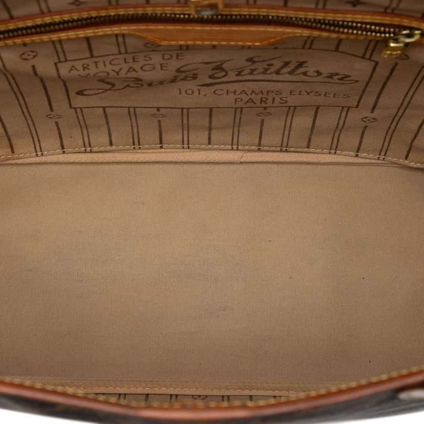 Louis Vuitton Monogram Neverfull MM Brown Very good condition - Model View