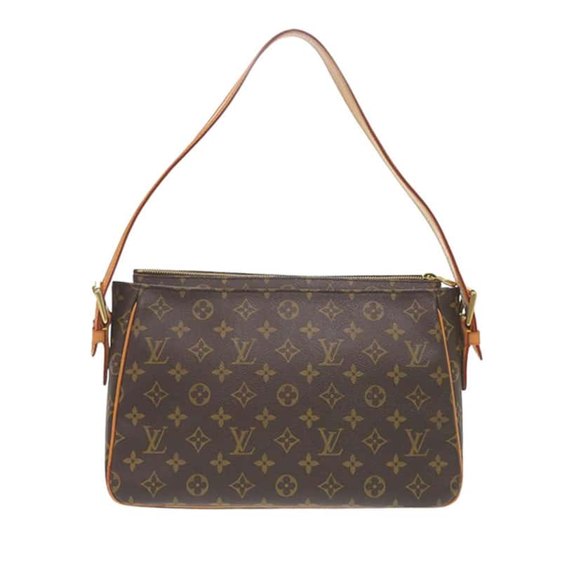 Louis Vuitton Monogram Viva Cite GM Brown Very good condition - Back View