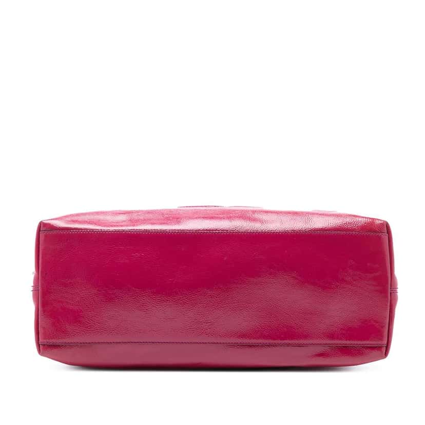 Gucci Medium Patent Soho Chain Tote Pink Leather Very good condition - Inside View