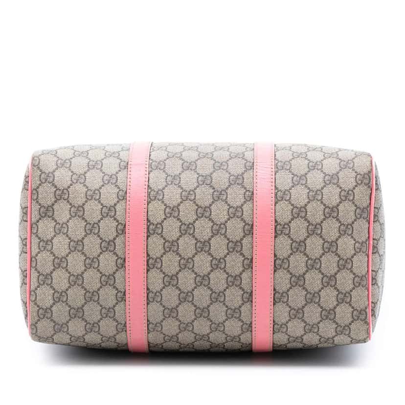 Gucci Medium GG Supreme Joy Boston Bag Beige Very good condition - Inside View