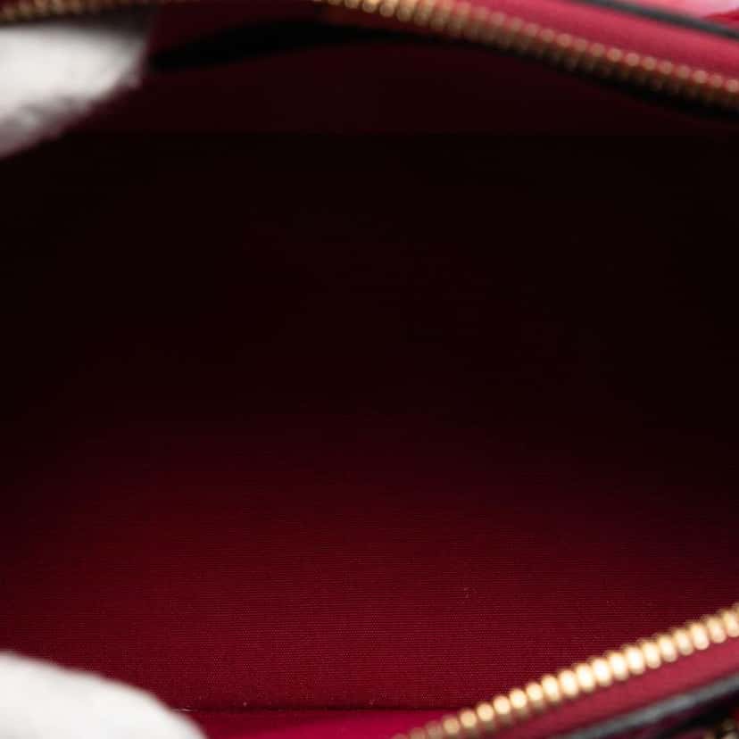 Louis Vuitton Monogram Vernis Alma BB Red Leather Very good condition - Model View