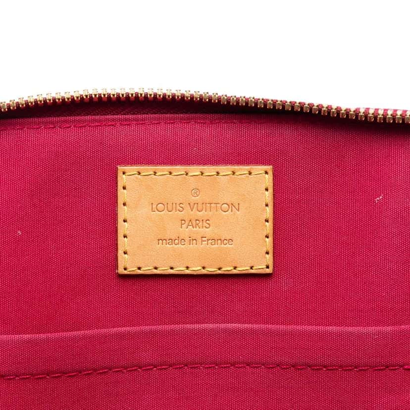 Louis Vuitton Monogram Vernis Alma BB Red Leather Very good condition - Box View