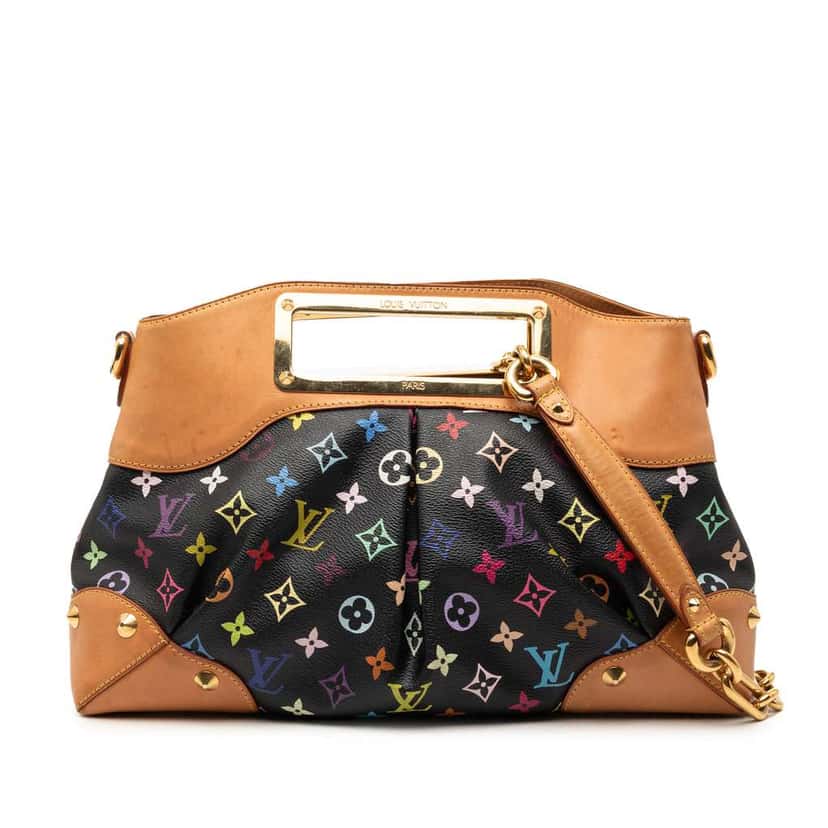 Louis Vuitton Monogram Multicolore Judy MM Black Very good condition - Front View