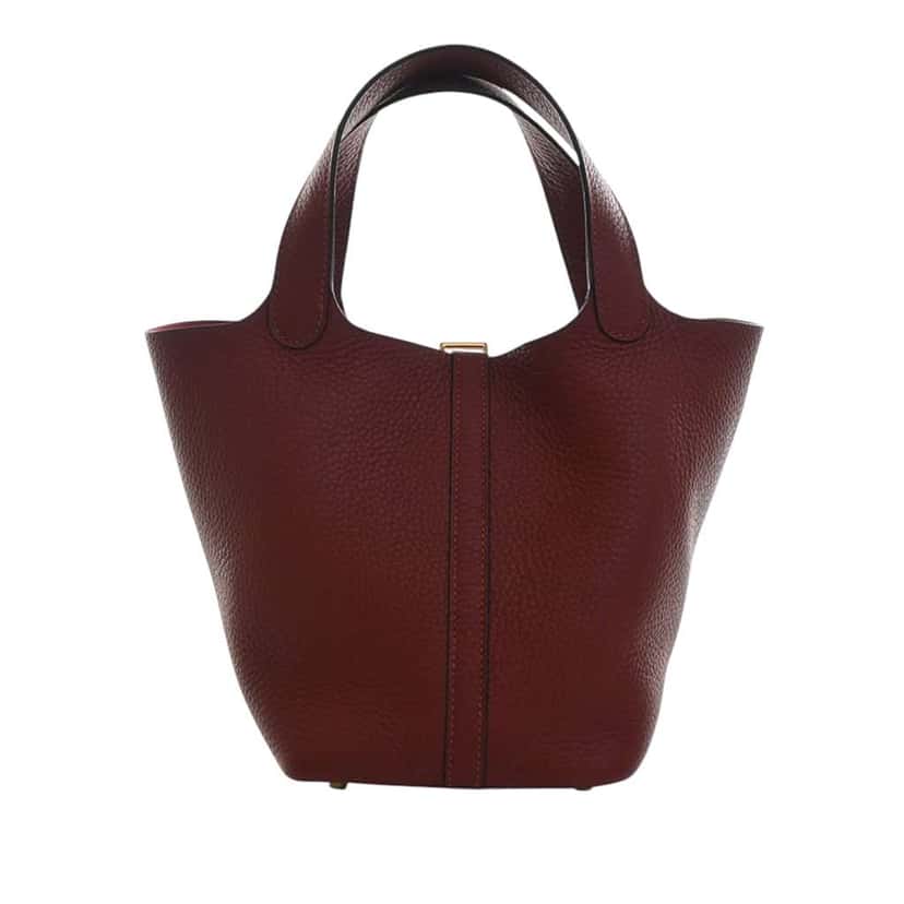 Hermès Clemence Picotin Lock 18 Red Leather Very good condition - Model View