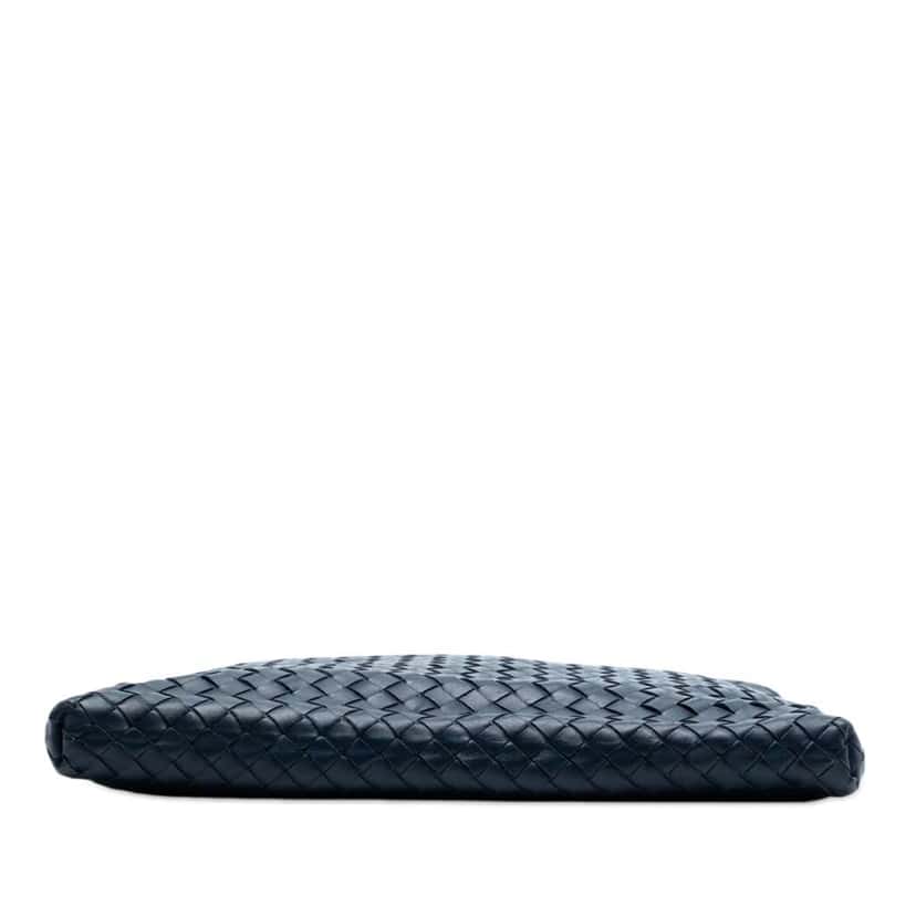 Bottega Veneta Nappa Intrecciato VN Crossbody Blue Leather Very good condition - Inside View