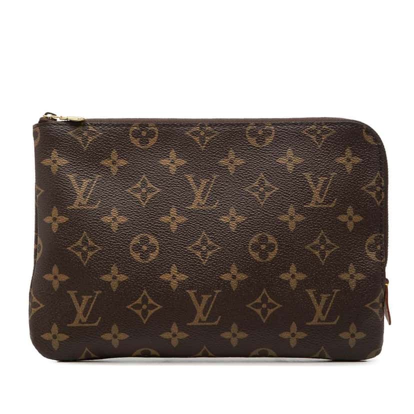 Louis Vuitton Monogram Etui Voyageur PM Brown Very good condition - Front View