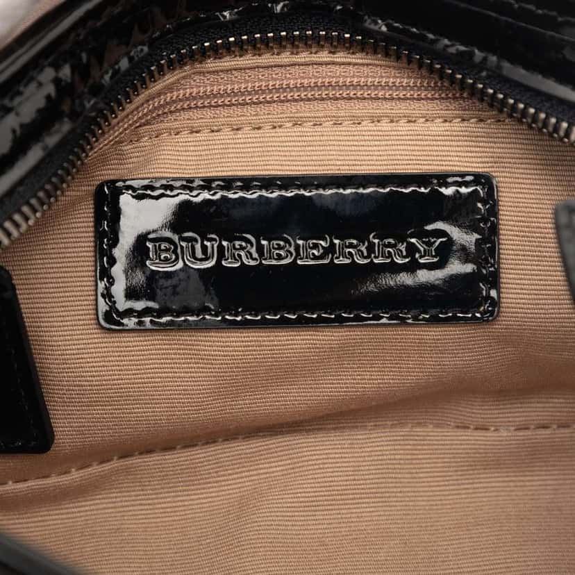 Burberry Supernova Check Coated Canvas Newbury Shoulder Bag Beige Canvas Very good condition - Box View