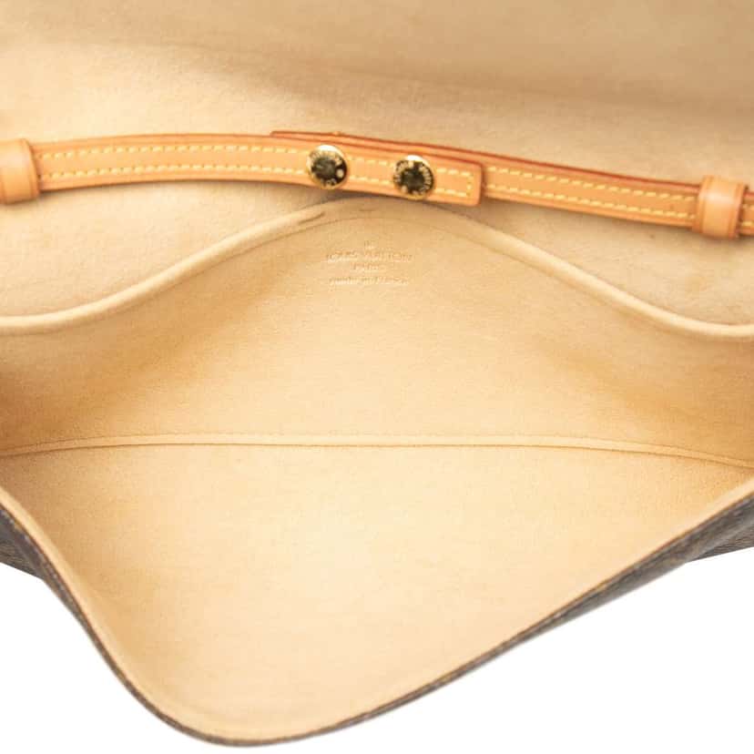 Louis Vuitton Monogram Pochette Twin GM Brown Very good condition - Model View