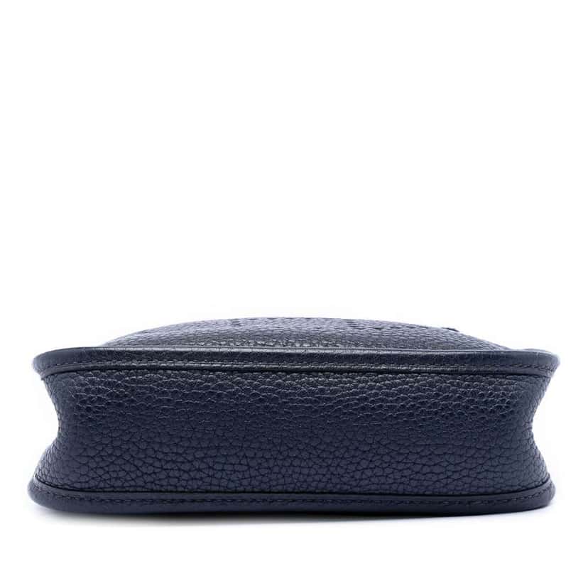 Hermès Clemence Evelyne I TPM Blue Leather Very good condition - Inside View