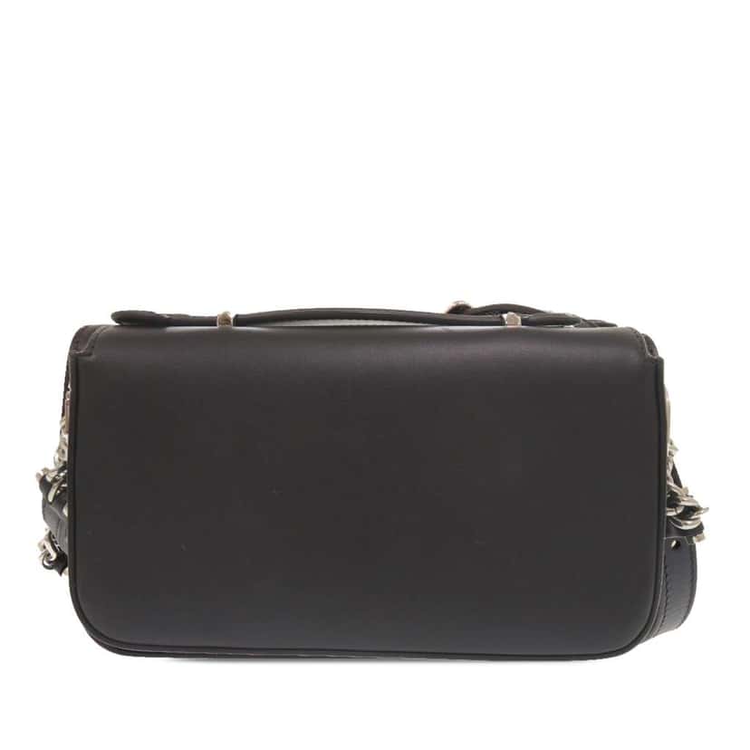 Gucci Mini Leather Petite GG Satchel Black Leather Very good condition - Back View