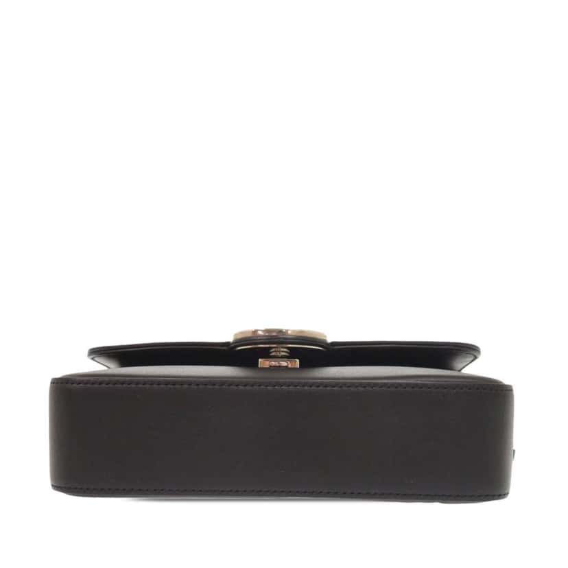 Gucci Mini Leather Petite GG Satchel Black Leather Very good condition - Inside View