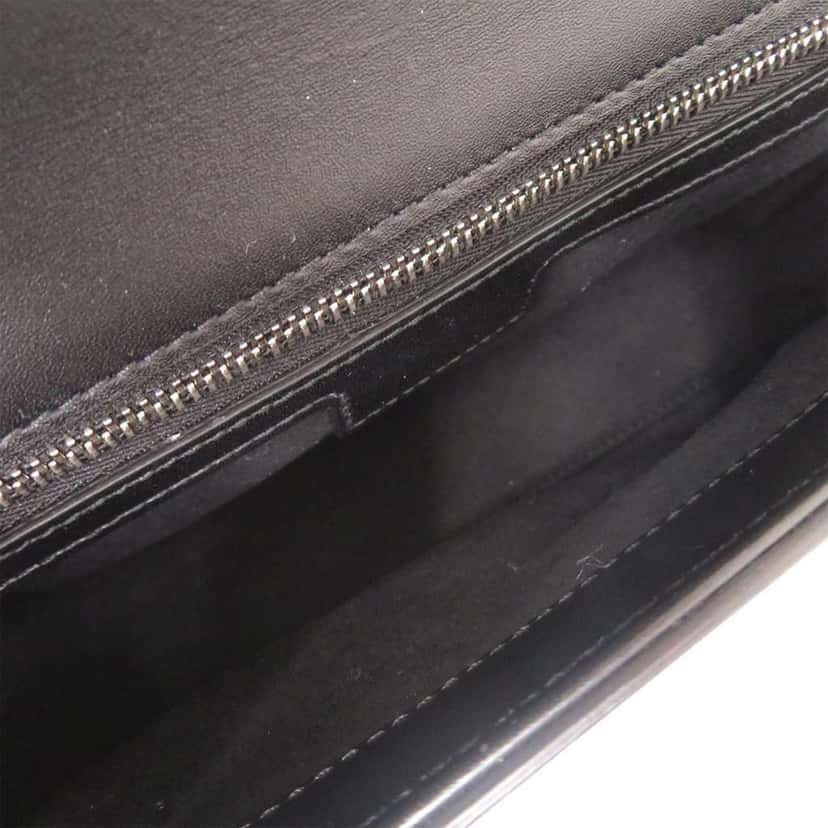 Gucci Mini Leather Petite GG Satchel Black Leather Very good condition - Box View