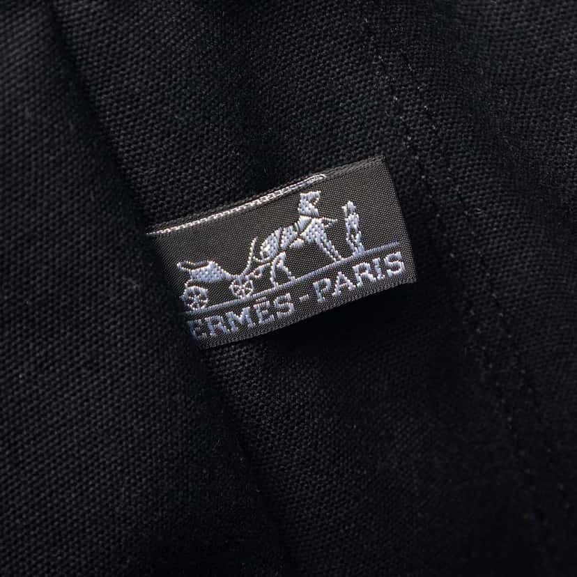 Hermès Canvas Fourre Tout GM Black Canvas Very good condition - Box View