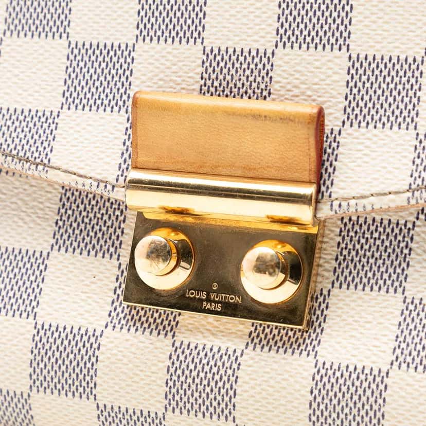 Louis Vuitton Damier Azur Croisette White Very good condition - Box View