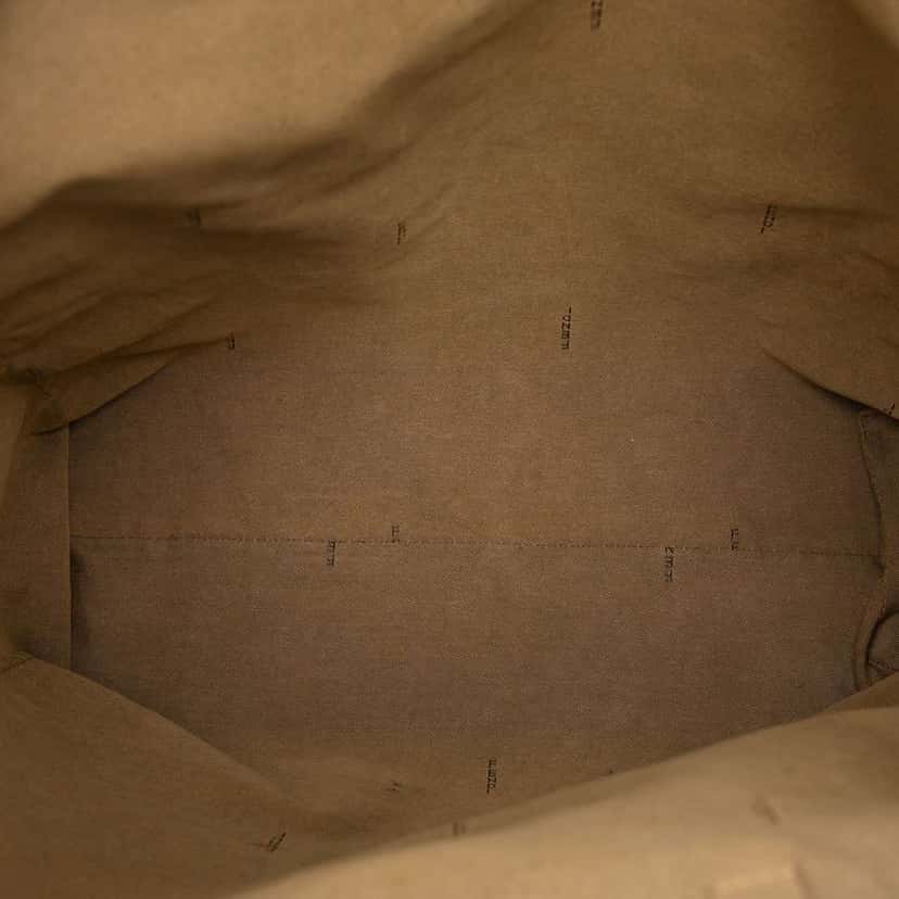 Fendi Zucca Canvas Shopping Tote Brown Canvas Very good condition - Model View