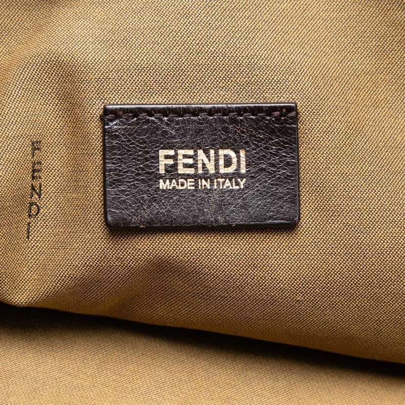 Fendi Zucca Canvas Shopping Tote Brown Canvas Very good condition - Box View
