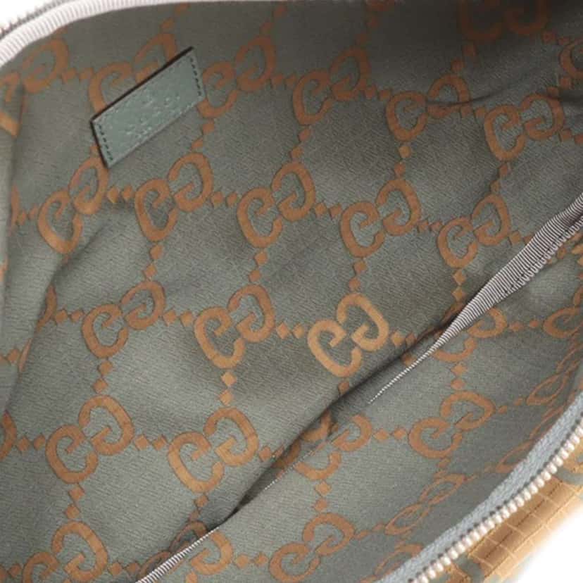 Gucci GG Ripstop Nylon Belt Bag Brown Very good condition - Inside View