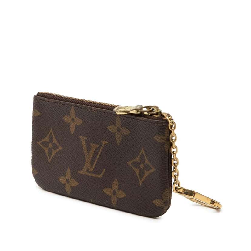 Louis Vuitton Monogram Key Pouch Brown Very good condition - Back View