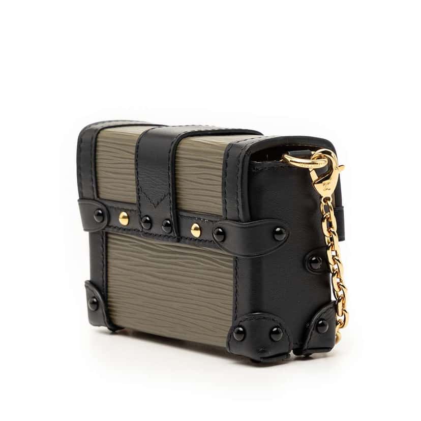 Louis Vuitton Epi Essential Trunk Crossbody Green Leather Very good condition - Back View