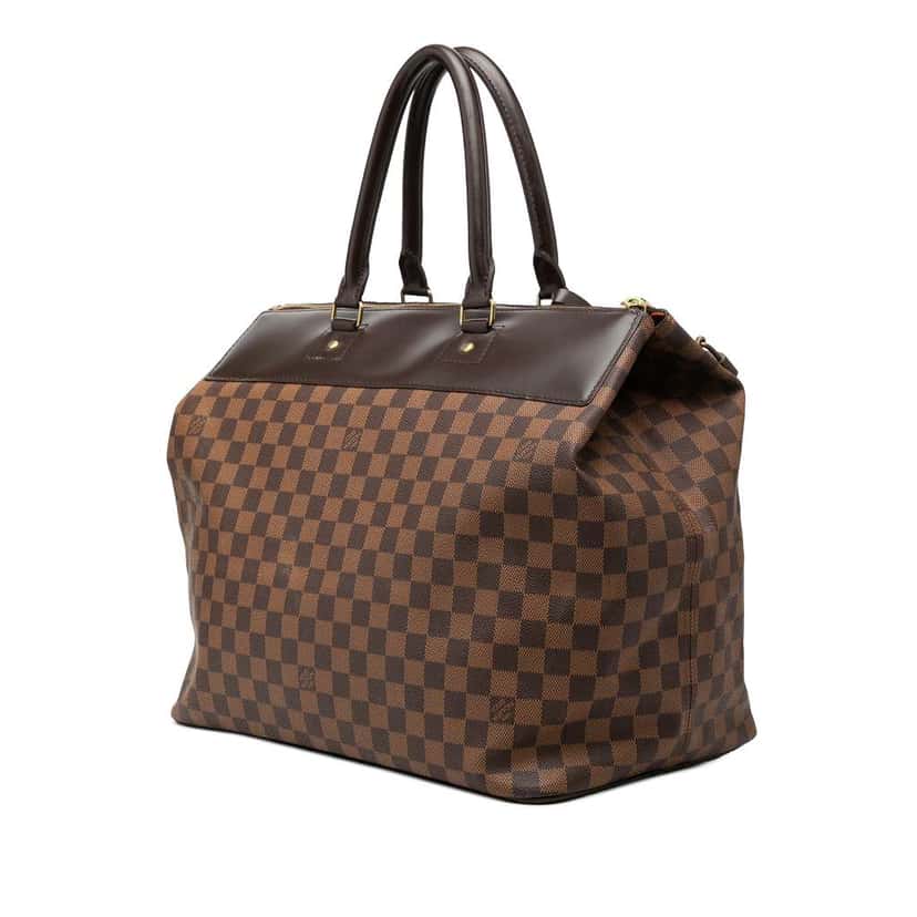 Louis Vuitton Damier Ebene Greenwich PM Brown Good condition - Back View