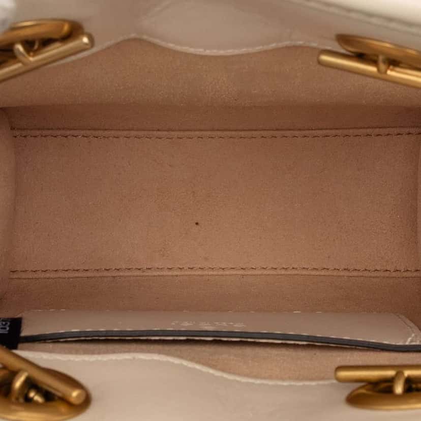 Gucci Mini GG Marmont Matelasse Leather Satchel Brown Leather Very good condition - Model View