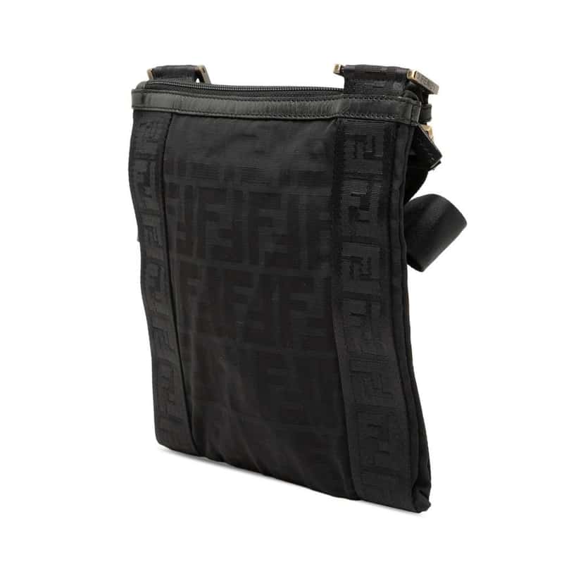 Fendi Zucca Canvas Crossbody Black Canvas Very good condition - Back View