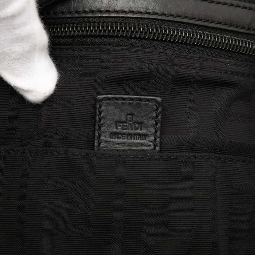 Fendi Zucca Canvas Crossbody Black Canvas Very good condition - Box View