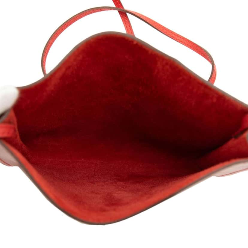 Hermès Box Calf Onimaitou Red Leather Very good condition - Model View