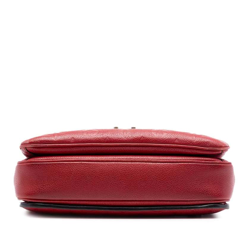 Louis Vuitton Monogram Empreinte Pochette Metis Red Leather Very good condition - Inside View