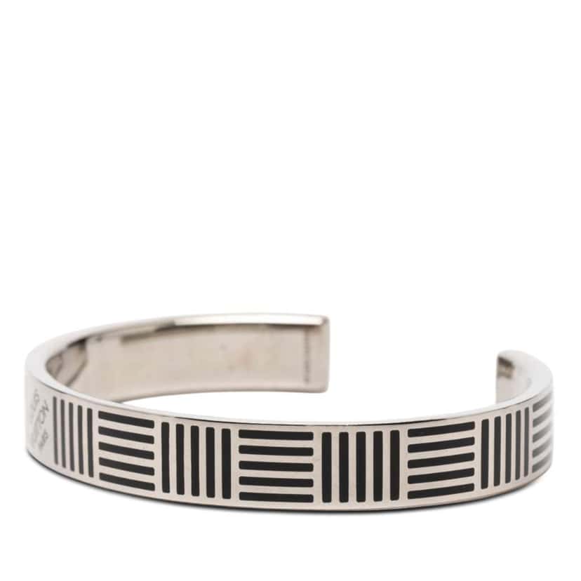 Louis Vuitton Brass Damier Colors Cuff Bracelet Silver Brass Very good condition - Back View