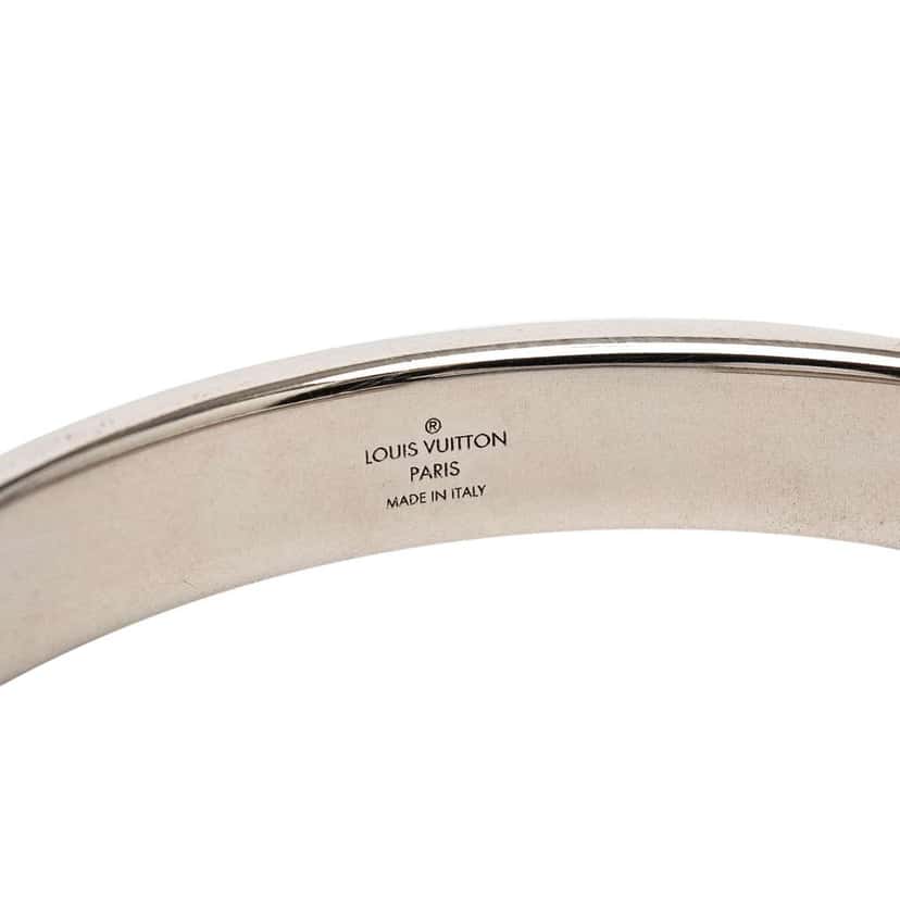 Louis Vuitton Brass Damier Colors Cuff Bracelet Silver Brass Very good condition - Model View