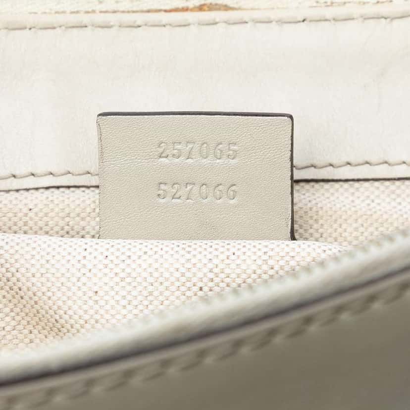 Gucci GG Canvas Web Mayfair Crossbody Beige Canvas Very good condition - Box View