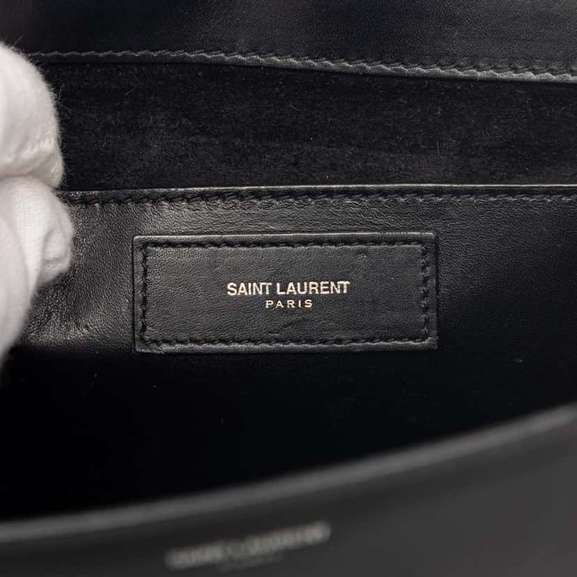 Saint Laurent Medium Studded Leather Betty Shoulder Bag Black Leather Very good condition - Box View