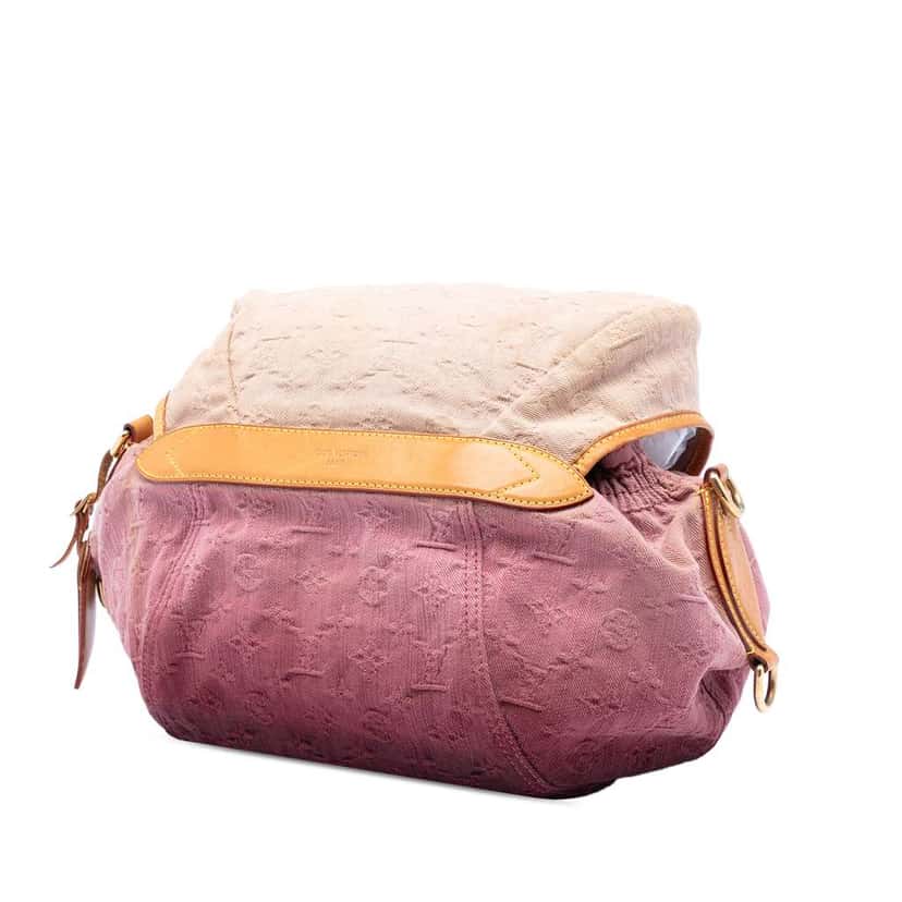 Louis Vuitton Monogram Denim Sunshine Pink Denim Very good condition - Back View