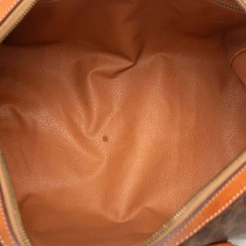 Celine Macadam Coated Canvas Boston Bag Brown Canvas Very good condition - Model View