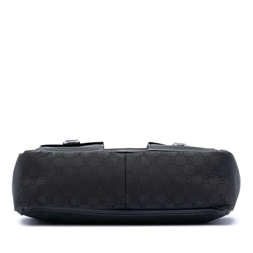 Gucci GG Nylon Abbey D Ring Pocket Tote Black Very good condition - Inside View