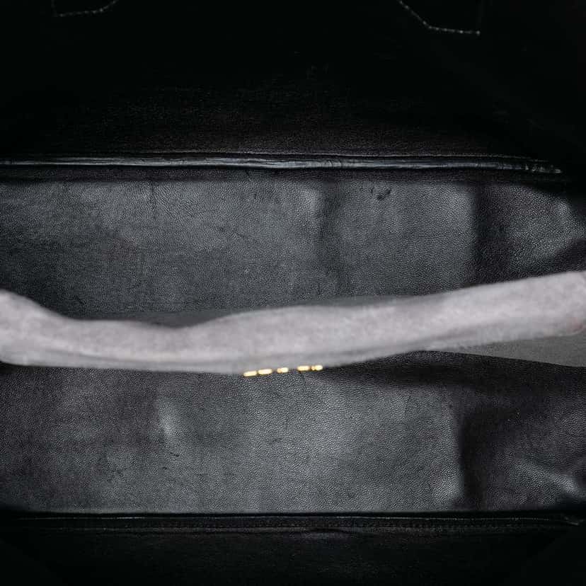 Prada Medium Scamosciato Double Satchel Grey Leather Very good condition - Model View