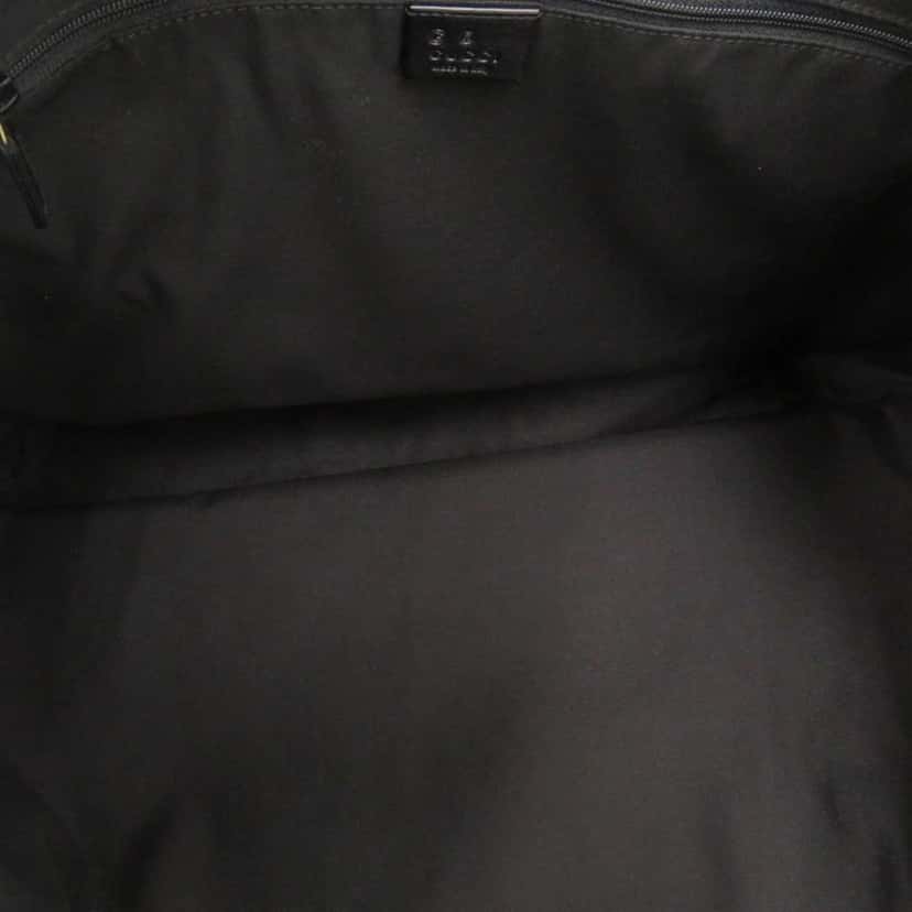 Gucci Large Horsebit Canvas Tote Black Canvas Very good condition - Box View