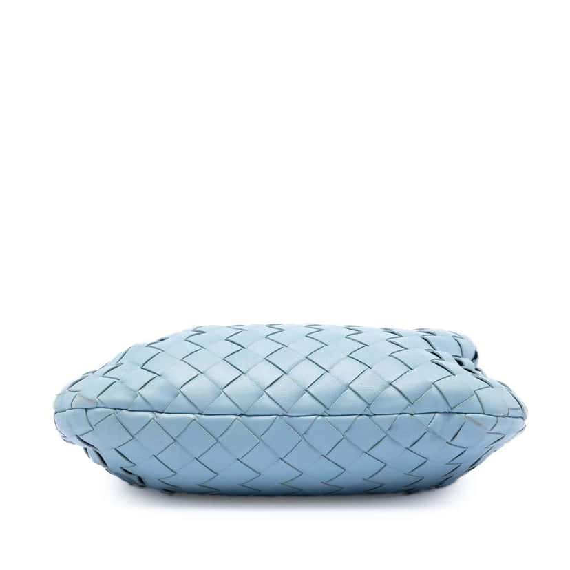 Bottega Veneta Mini Nappa Intrecciato Jodie Blue Leather Very good condition - Inside View