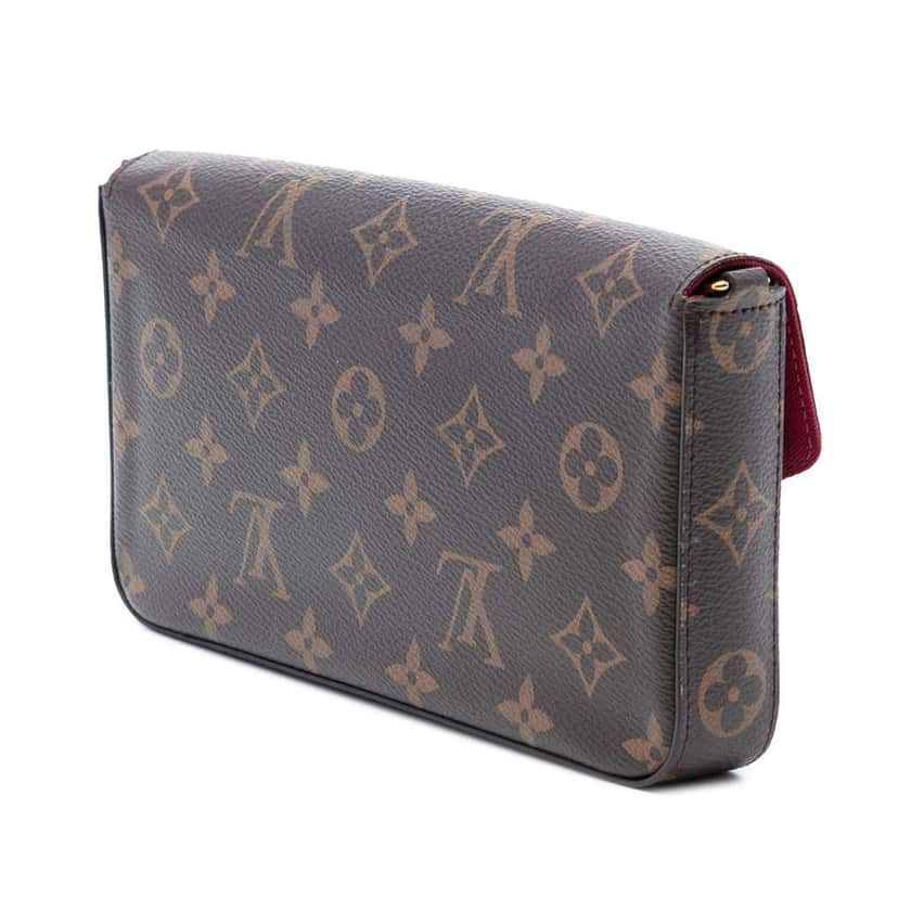 Louis Vuitton Monogram Pochette Felicie Brown Very good condition - Back View