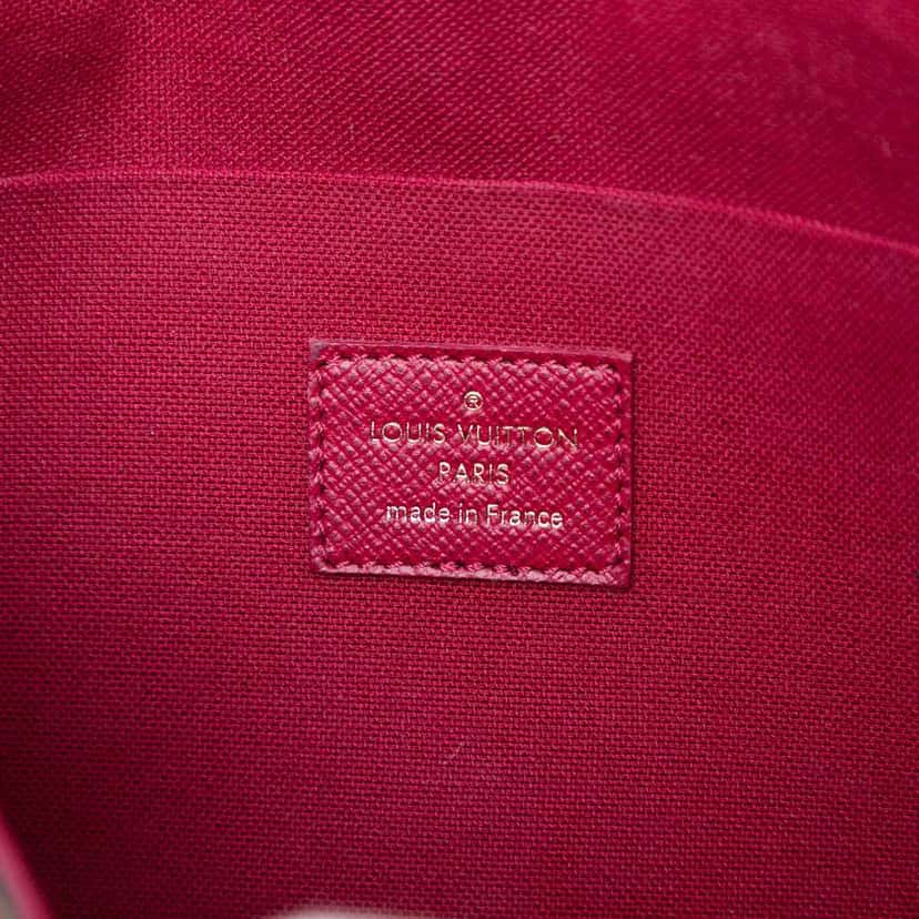 Louis Vuitton Monogram Pochette Felicie Brown Very good condition - Box View