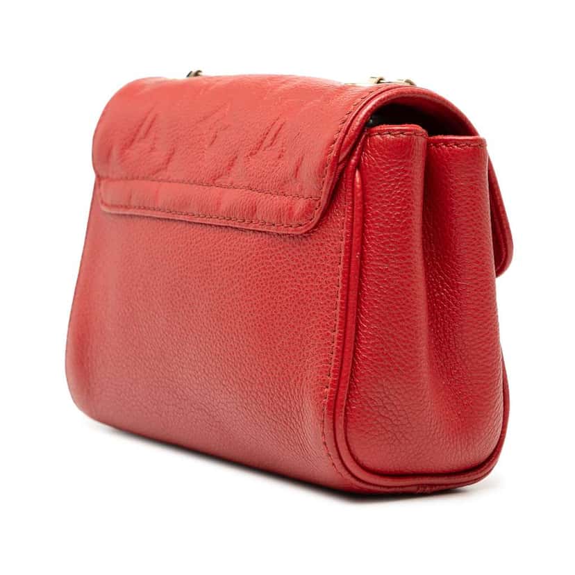 Louis Vuitton Monogram Empreinte Saint Germain BB Red Leather Very good condition - Back View