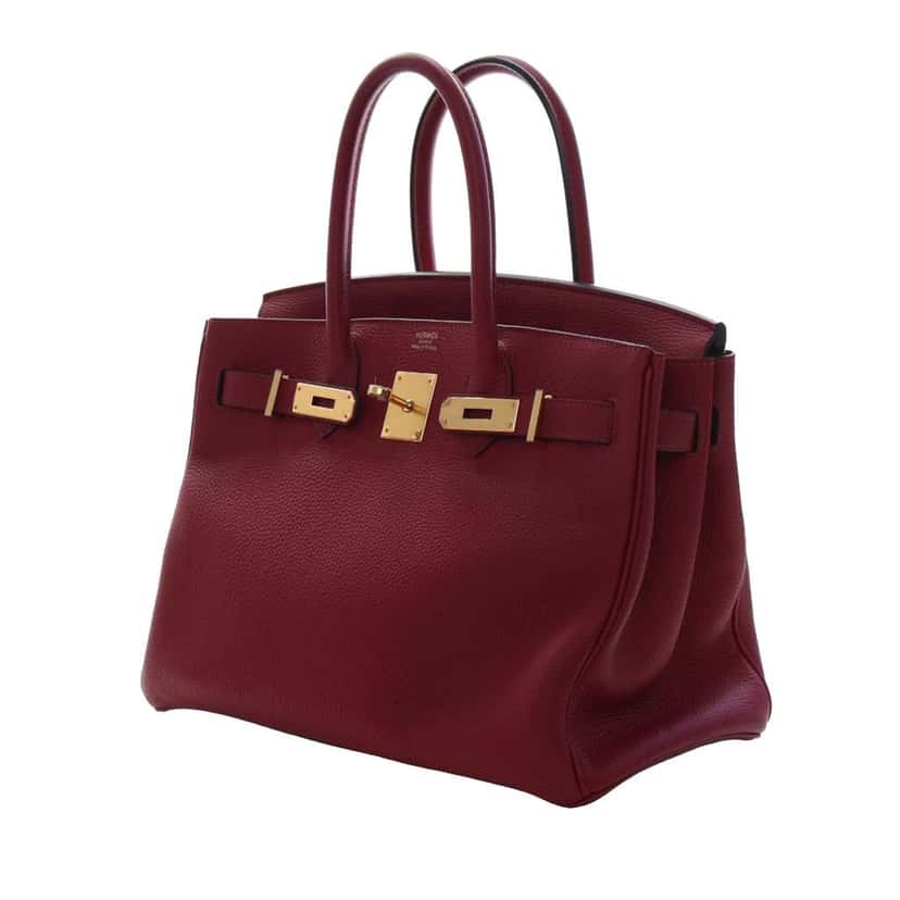 Hermès Togo Birkin Retourne 30 Red Leather Very good condition - Model View