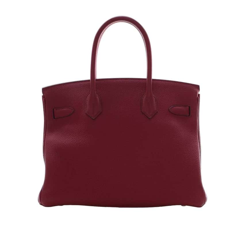 Hermès Togo Birkin Retourne 30 Red Leather Very good condition - Box View
